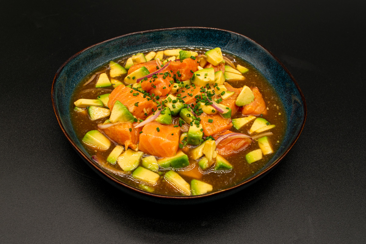 Ceviche de salmón