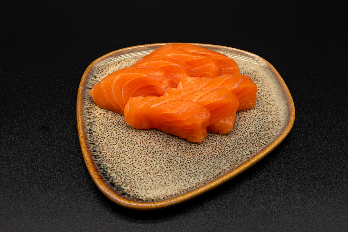 Sashimi de salmón