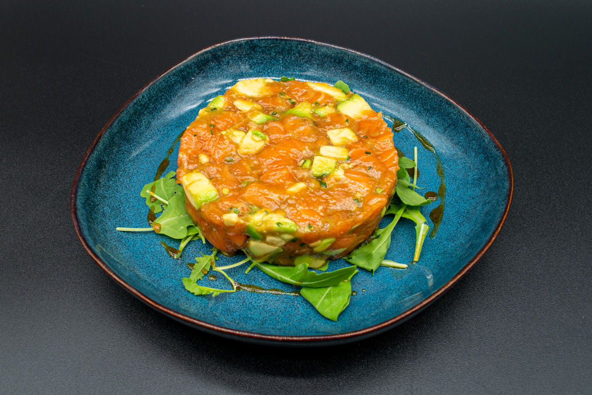 Tartar de salmón